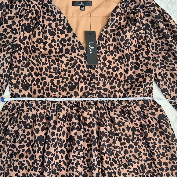 Lulu’s Black Leopard Babydoll Dress - Picture 6 of 6